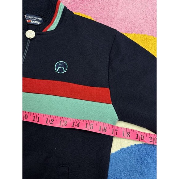 Vintage 90s Lotto John Newcombe Tennis Collection Full Zip Sweater Rare - Picture 10 of 11